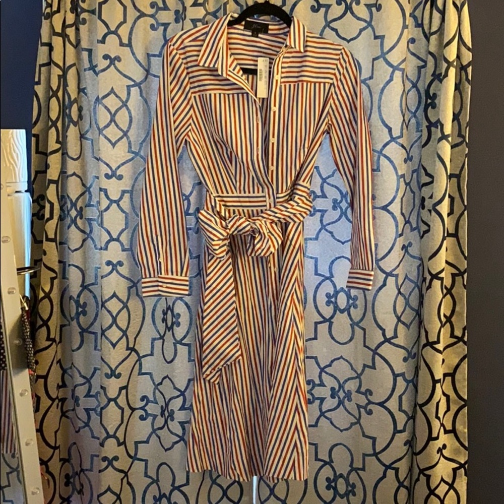 Stripped Red, Blue and White dress